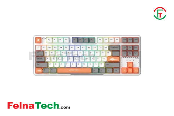 Ajazz DKW400 Hot Swappable Red Switch Tri-Mode Mechanical Keyboard