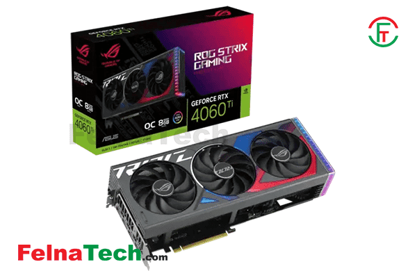 ASUS ROG Strix GeForce RTX 4060 Ti 8GB GDDR6 OC Edition Graphics Card