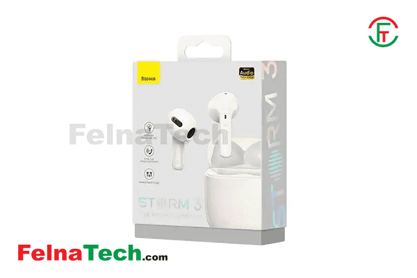 Baseus Storm 3 True Wireless Earbuds White