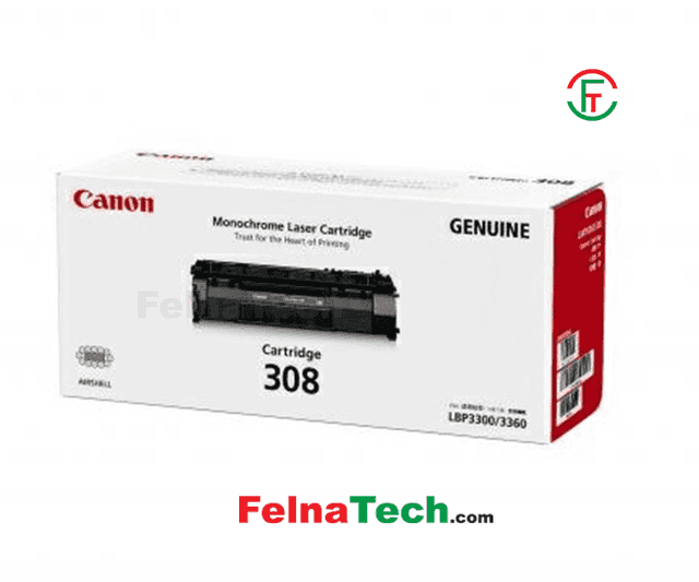 Canon 308 Black Genuine Toner Cartridge