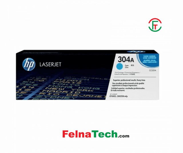 HP 304A Cyan Original LaserJet Toner Cartridge