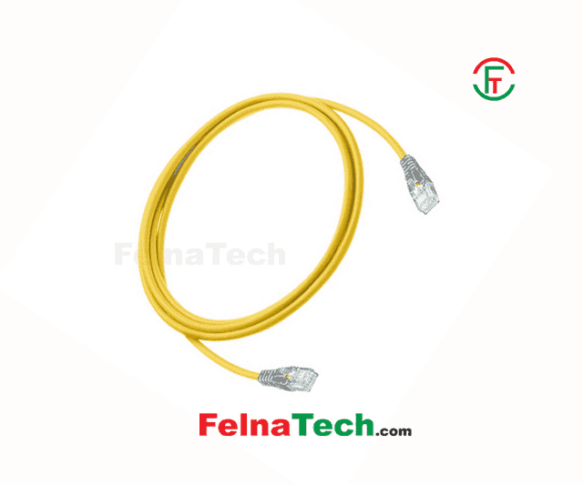 R&M CAT6 U/UTP 4P LSZH 3 Meter Yellow Patch Cord