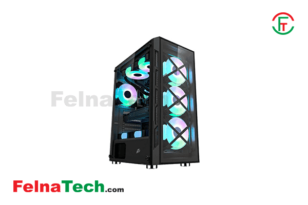 1STPLAYER XP-G ATX Gaming Case Black