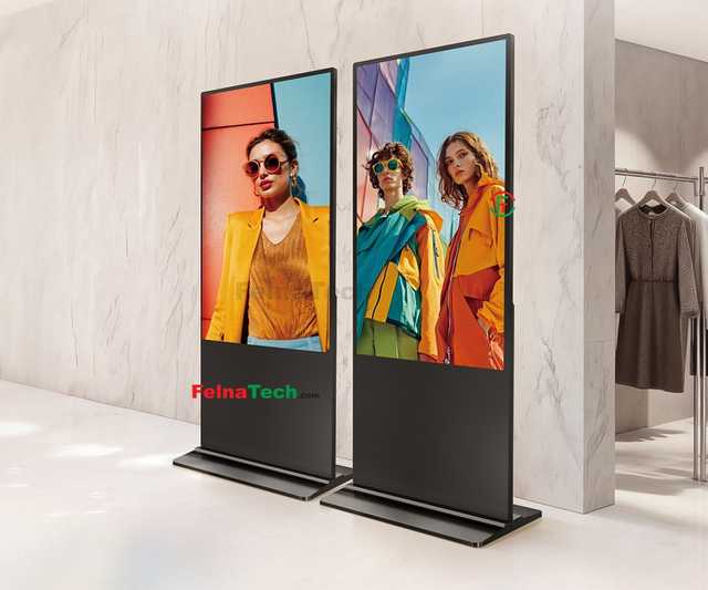 Hikvision 55-inch Slim Floor Standing Digital Signage