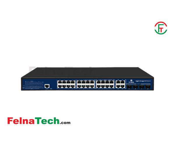 V-SOL V2124-4G-4S-P 24-Port L2 Managed Gigabit PoE Switch